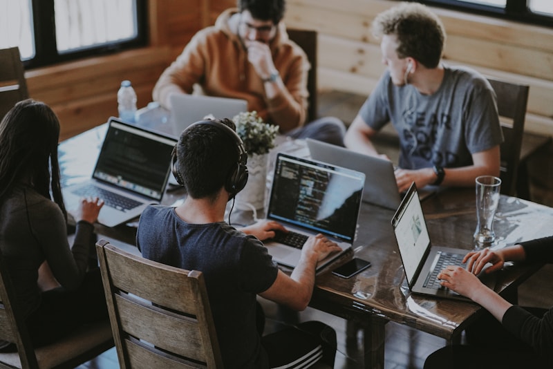 Devzelo team collaborating on software projects